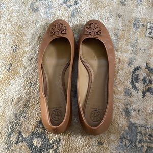 Tory Burch, Brown Flats, Womens Size 8.5